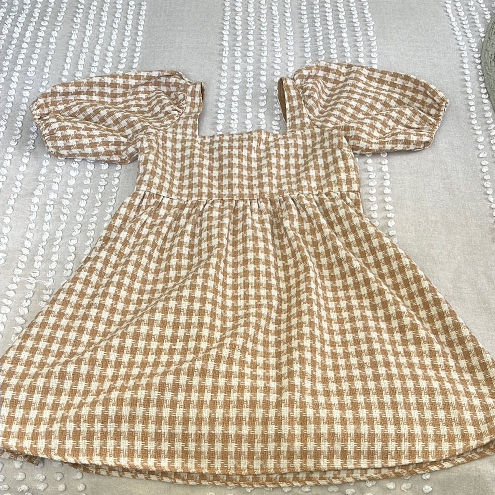 BaeVely gingham babydoll dress - great option for maternity wear
